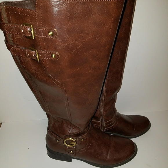 Guess brown knee high boots, size.9 - Picture 6 of 6